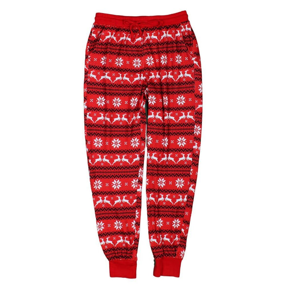 Reindeer Christmas Joggers by Nordic Fleece