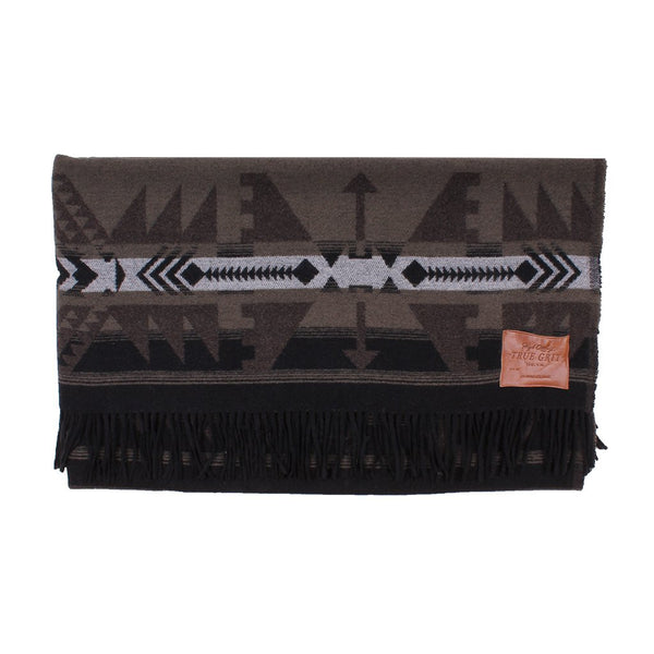 Taos Fringe Blanket - True Grit - The Sherpa Pullover Outlet