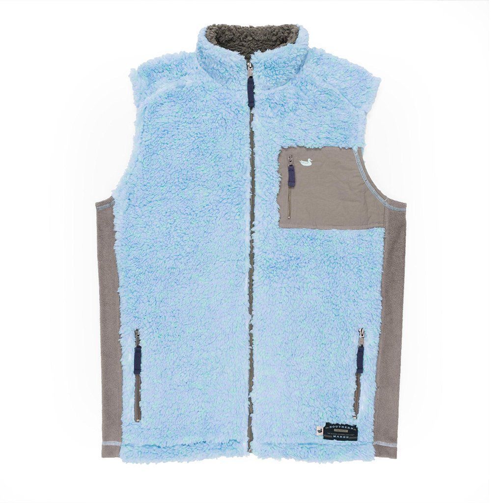 Blue Ridge Sherpa Vest - Southern Marsh - The Sherpa Pullover Outlet