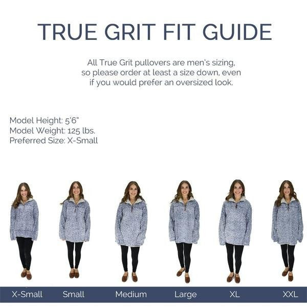 Pebble Pile Pullover - True Grit - The Sherpa Pullover Outlet