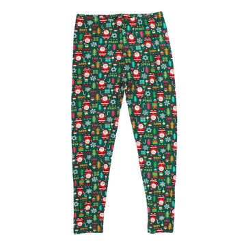 Jolly Saint Nick Leggings - Queens Designs - The Sherpa Pullover Outlet