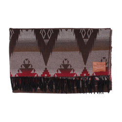 Symbols Fringe Blanket - True Grit - The Sherpa Pullover Outlet